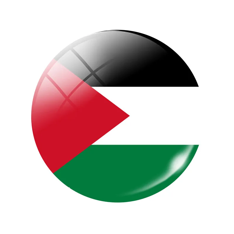 

The State of Palestine Flag Fridge Magnet Souvenir Whiteboard Refrigerator Magnets Glass Dome Magnetic Sticker Teacher's Gift