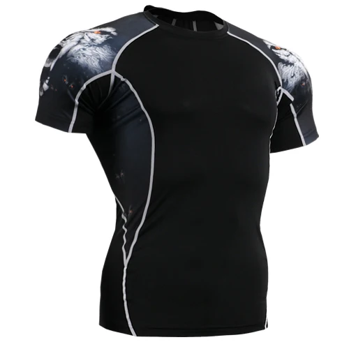 Life on Track футболка с принтом Мужская брендовая черная футболка мужская летняя спортивная, с коротким рукавом Велоспорт базовый слой для бега размер S-4XL - Цвет: Слоновая кость