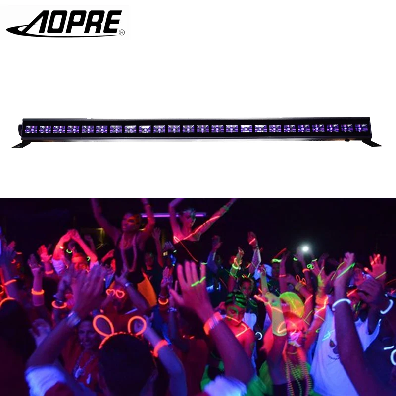 

UV LED Bar 24 LED Disco Light Purple Stage Party Light UV Wall Wash Lamp for Home Wash Wall Stage Lighting Effect Lights
