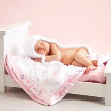 Белоснежка детская шапка 0 до 3 месяцев для маленьких девочек шапка Earflap клапаном Шапка мягкая детская шляпа шелковистый наряд для фотосессий опора милые