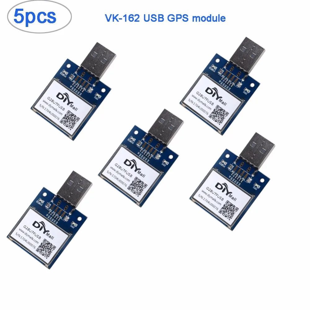 5Pcs VK-162 USB GPS Module GMOUSE Navigation Support Google Earth 7 Windows Linux RCmall FZ2421 photo