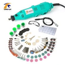 

TUNGFULL Electric Dremel Engraving Mini Drill Variable Speed Drilling Machine with 193pcs Accessories For Dremel Polishing