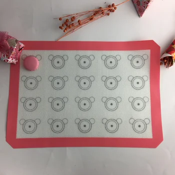 

NORBI Kitchenware Silicone Macaroon Baking Mat Non-Stick Baking Oven Sheet Liner for Macaroon Cookie Bread Biscuits Kitchen