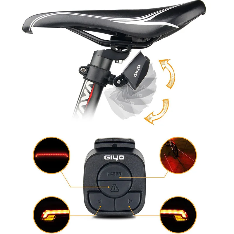 Discount Bicycle Light Wireless Rear Remote Light Turn Signal Tail LED Light Laser Beam USB Chargeable Cycling Accessories 2 Discount Bicycle Light Wireless Rear Remote Light Turn Signal Tail LED Light Laser Beam USB Chargeable Cycling Accessories 2