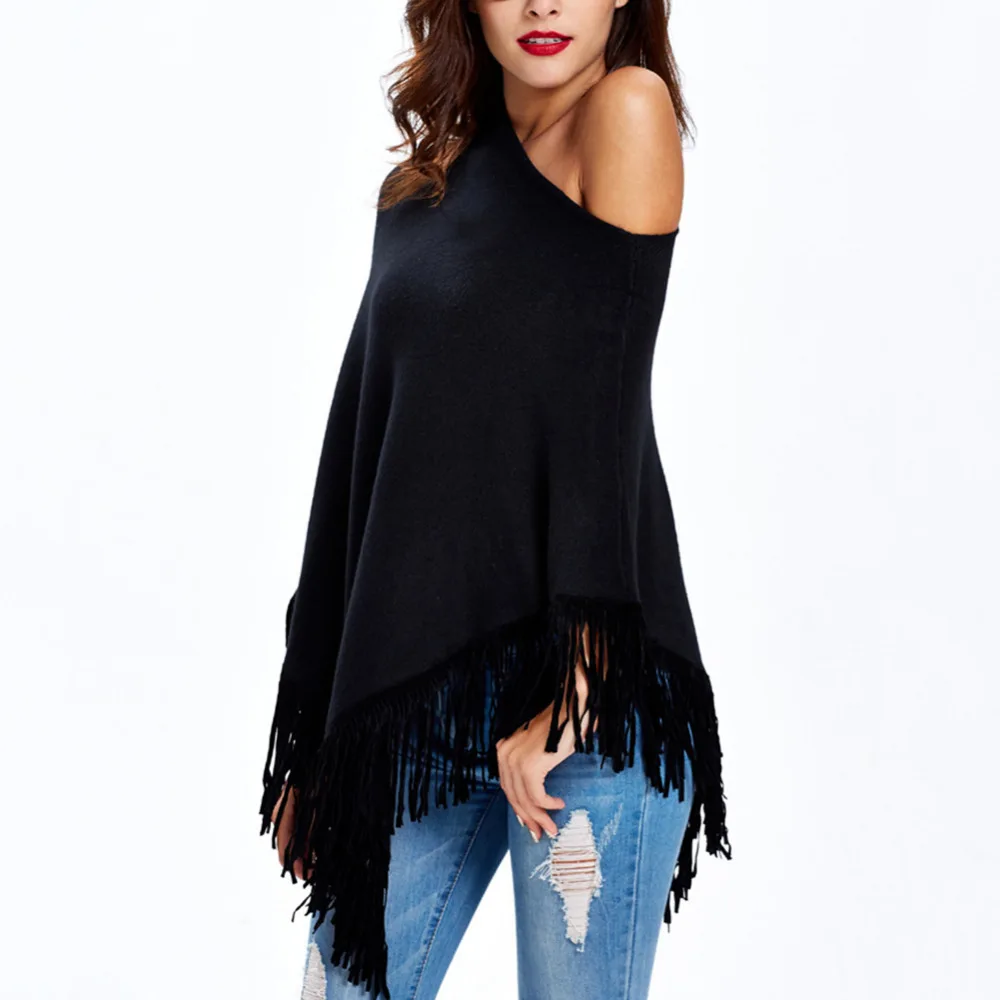 

2017 New Fashion Women Tassel Ponchos Winter Irregular Suede Wrap Scarf Top Quality Cashmere Bandana Shawl Cloak Hijab Cachecol
