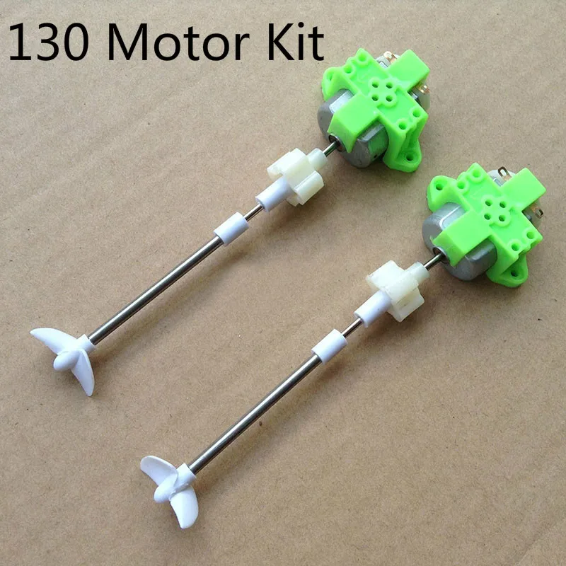 

1Set Power Kit 130 Motor+8.5cm Drive Shaft+CW CCW 21mm Propeller+Motor Mount for DIY RC Jet Boat Assembly Accessories
