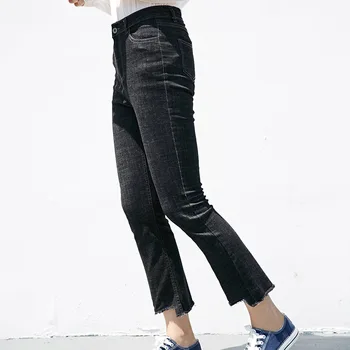 

2020 New Slim Pencil Pants Vintage High Waist Jeans womens pants full length pants loose cowboy pants Woman Jeans High Quality