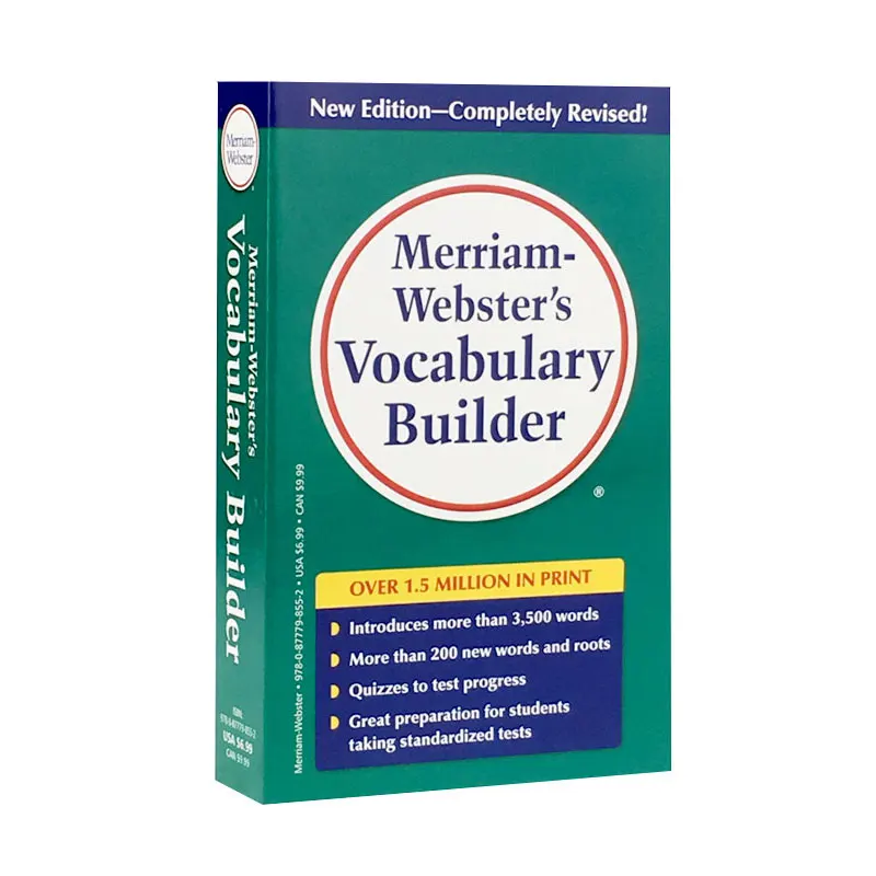 Новый Merriam Webster словарный запас Builder книги для взрослых детей