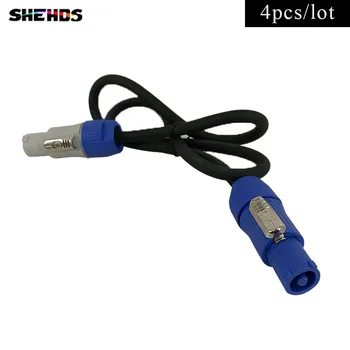 

4pcs/lot Light Power connector Cables Hand in Hand PowerCon in/out Cables for LED Par LED Moving Head DMX Lighting DJ show