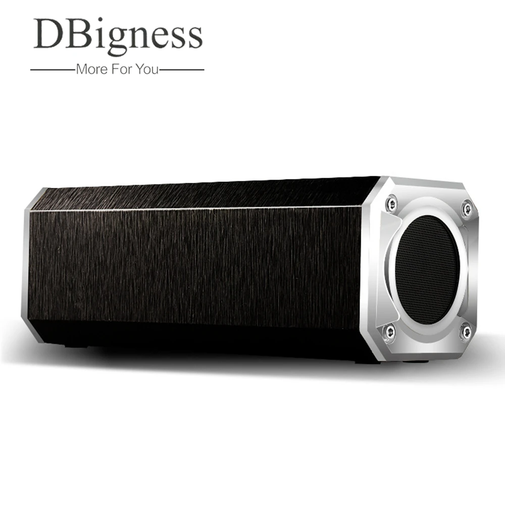 

Dbigness Portable Bluetooth Speaker10 Watts Power Hi-Fi Stereo Wireless Speaker Soundbar Hand-Free Call Support TF Card AUX-in