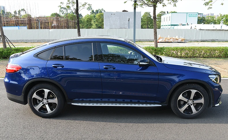 لمرسيدس-بنز GLC-COUPE GLC200 GLC260 GLC300 2019 حامل سقفي القضبان شريط حامل الحقائب القضبان أعلى رفوف السكك الحديدية صناديق الألومنيوم لمرسيدس-بنز GLC-COUPE GLC200 GLC260 GLC300 2019 حامل سقفي القضبان شريط حامل الحقائب القضبان أعلى رفوف السكك الحديدية صناديق الألومنيوم