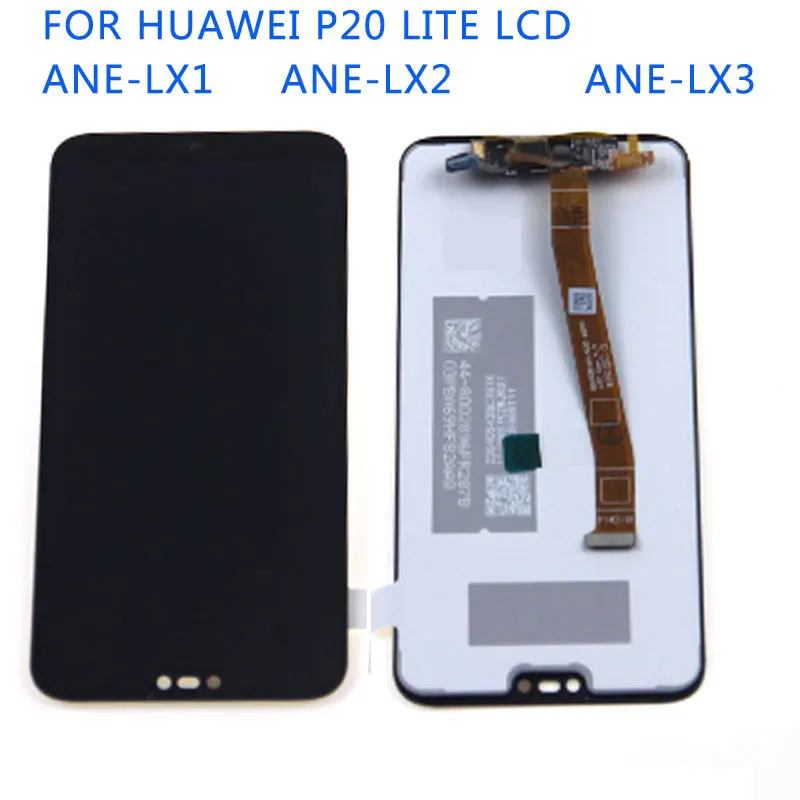

Adjustable brightness for Huawei P20 Lite ANE LX1 LX2 LX3 L23 L03 LCD display touch screen digitizer original P20 LITE accessori