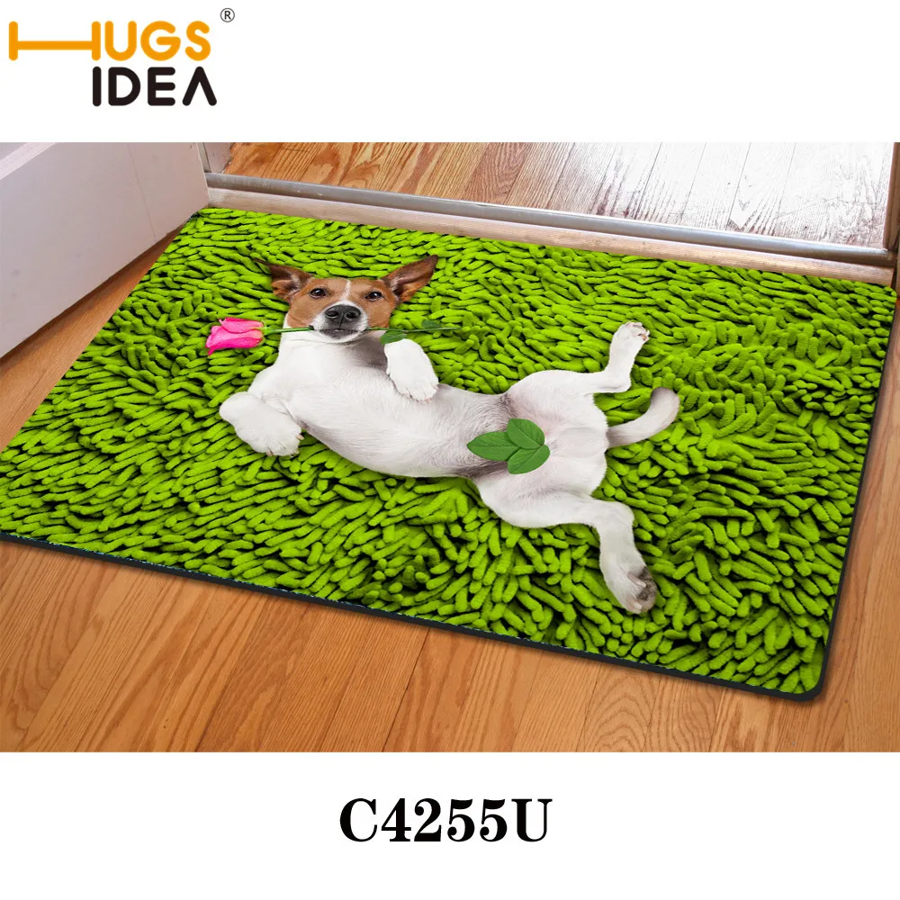 verde sexy del cane divertente disegno tappetini da bagno sottile cucina tappeti giallo viola bagno tappeto