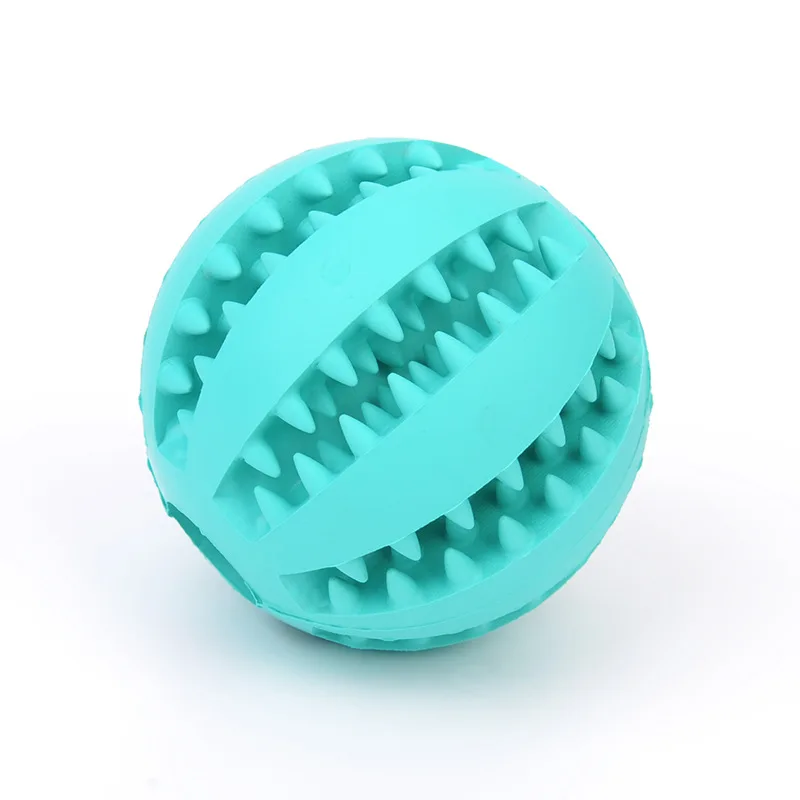 Nteresting интерактивный гибкий шар для домашних собак Игрушки для жевания еда для чистки зубов очень жесткая Резина - Цвет: Серый