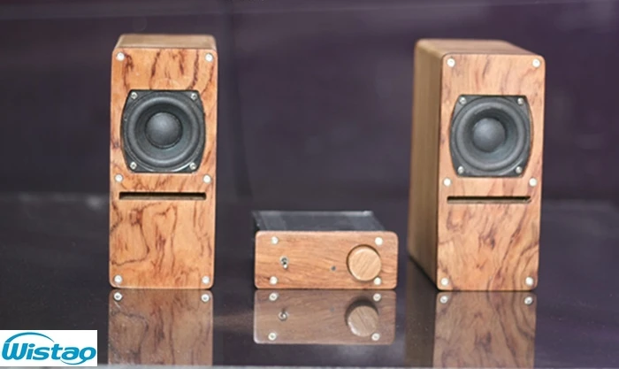 IWISTAO HIFI динамик 2 дюйма полный спектр лабиринт структура деревянный 2X10 Вт 4 Ом 84 дБ