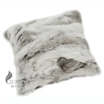 

CX-D-17A1 CHand Made Custom Rabbit Fur Cushion Cover ~ New Arrive ~ Drop Shipping