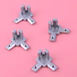 LETAOSK 4 шт 2020 T слот алюминиевый профиль 3-способ угловой кронштейн разъем комплект для 3D-принтеры с винтами