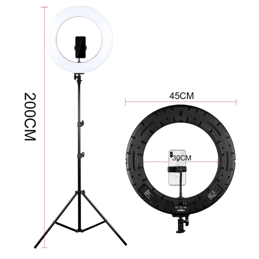 Фотостудия 1" светодиодный 2700-5500K 48 Вт 480 шт. светодиодный светильник для селфи видео кольцевой светильник с регулируемой яркостью фотографический светильник ing с 200 см штативом