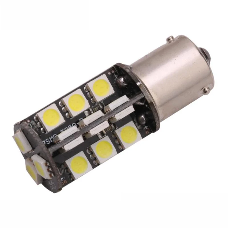2 шт. 12 В BA15S P21W 7440 7443 5050 27smd Автомобильная задняя лампа стоп сигналы 1156 1157 T20