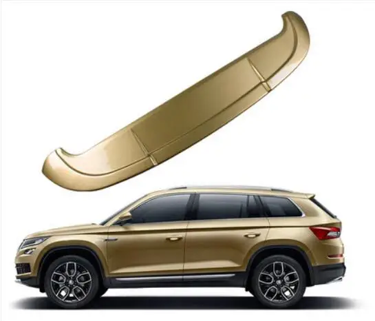 JIOYNG ABS краска CRA заднее крыло Спойлеры ствола губы подходит для 17-18 SKODA KODIAQ - Цвет: Golden