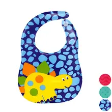 Удобные детские г., модные Слюнявчики для кормления младенцев, для маленьких мальчиков и девочек, новые полупрозрачные пластиковые мягкие детские непромокаемые нагрудники EVA
