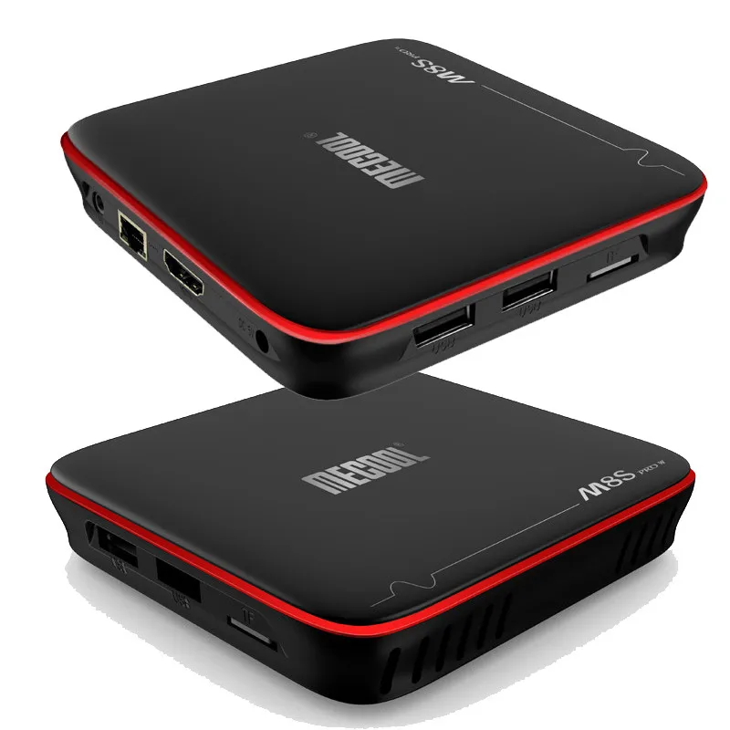 MECOOL M8S PRO W голос Управление Android 7 1 Смарт ТВ Box Amlogic S905W 4 ядра 1/2G 8G/16G Wi Fi Поддержка 4K