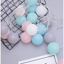 2,5/5/10 M ватным тампоном Романтический свет цепи 3 стиля разъем зарядки свет шнура украшение для свадебной вечеринки Ночник подарок для девочки