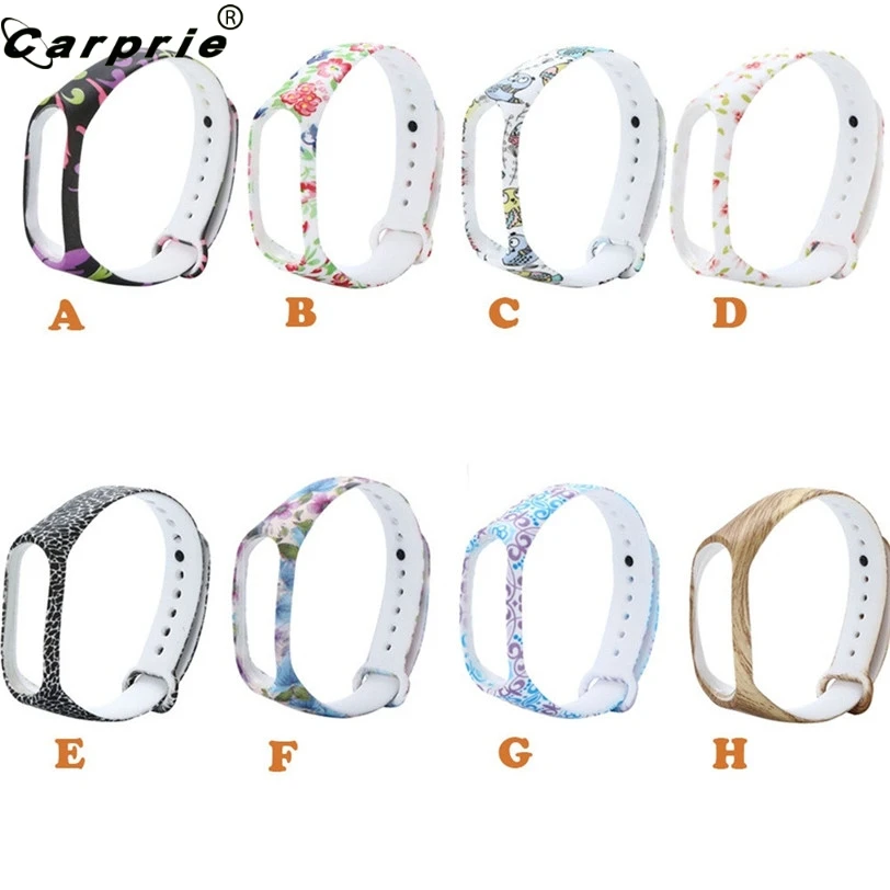 CARPRIE 8color Печать Мягкий силикон Smartwatch замена Браслет ремешок для Xiao Mi Band 4 браслет