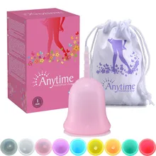 Wholesale Reusable Medical Grade Silicone Menstrual Cup Feminine Hygiene Product Lady Menstruation Copo