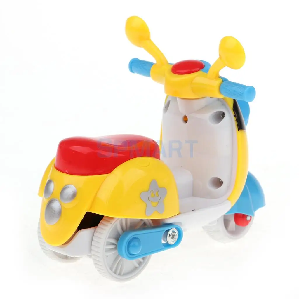 New Colorful Mini Motorcycle Motorbike Scooter For   for Kelly Dolls Accessory Kids Pretend Toys
