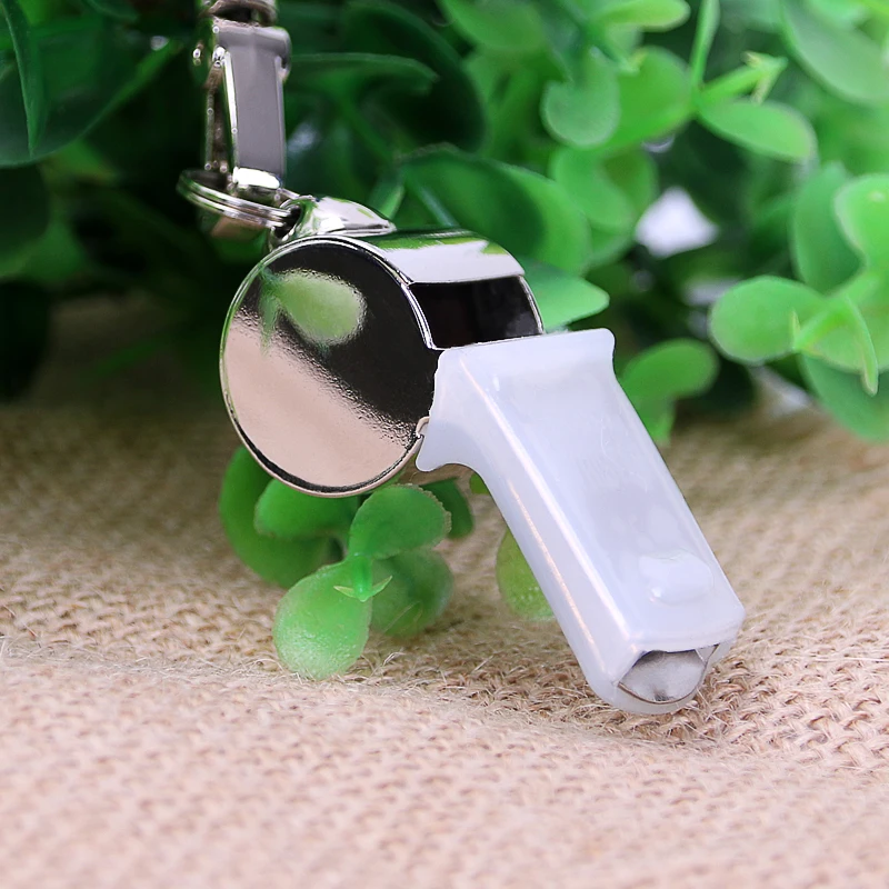 New Cushioned Mouth Grip Coaches Referee whistle Outdoor Sports,emergency survival Party Training School Football metal whistle 