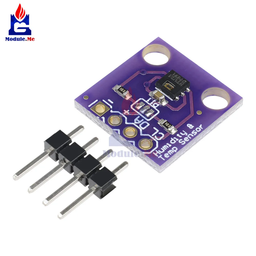 

Temperature Humidity Sensor GY-213V-HTU21D I2C Replace SHT21 SI7021 HDC1080 Module Diy Kit Electronic PCB Board Module