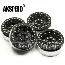 4 шт./лот 2," Beadlock Колесные диски RC 1:10 Rock гусеничный сплава колесные диски для RC Crawler осевая SCX10 90018 колеса концентратора