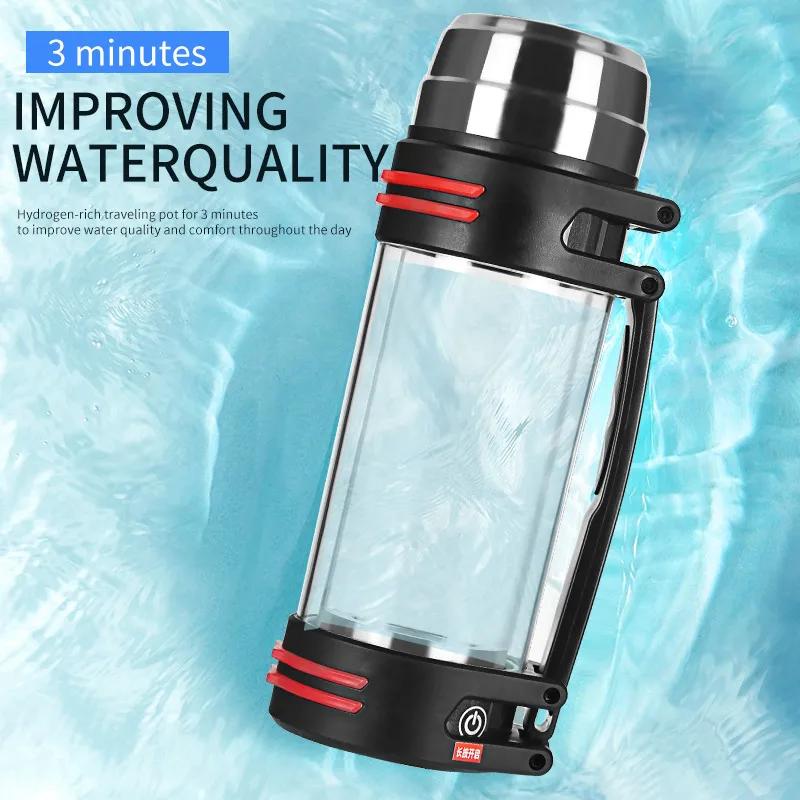 Anti Aging,1.5L Hydrogen-Rich Water Machine Electrolysis Hydrogen-Rich Water Generator Home Rich Hydrogen Water Electrolysis Machine Health Machine for Family