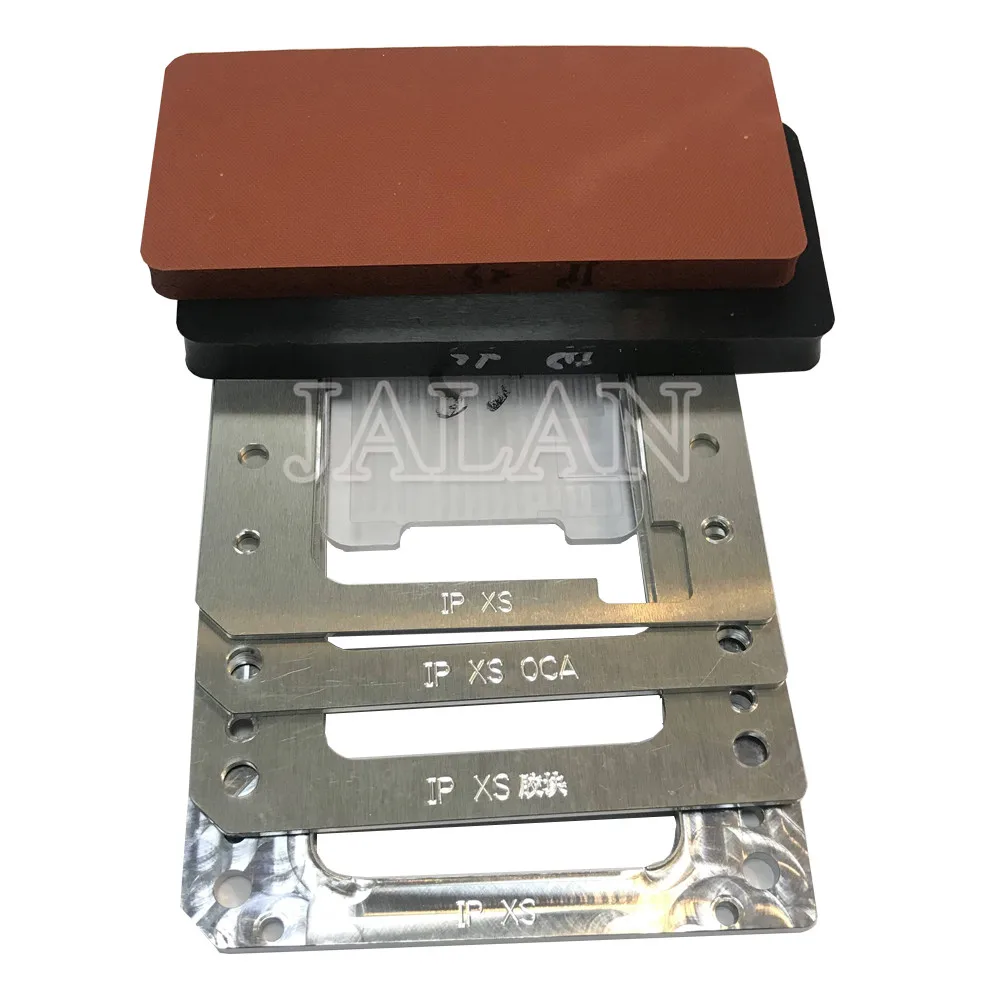 

YMJ for iphone XS max unbent flex laminating mold Lcd positioning oca vacuum laminating for mobile phone repair screen