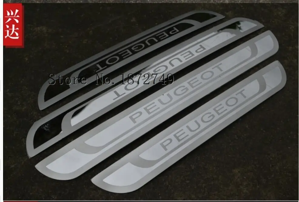 

Stainless Steel Door Sill Scuff Plate Fit for Peugeot 308 408 508 3008 2008 307