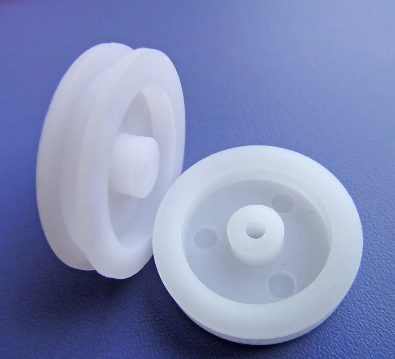 F17637 Feichao 20 4 1 9 5Pcs Small Plastic Pulley Wheel Fitting Science Technology Production Materials