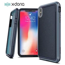 X-Doria чехол для телефона iPhone XR XS Max Defense ультра военный класс падение протестированный чехол для iPhone XS Max Алюминиевый Чехол