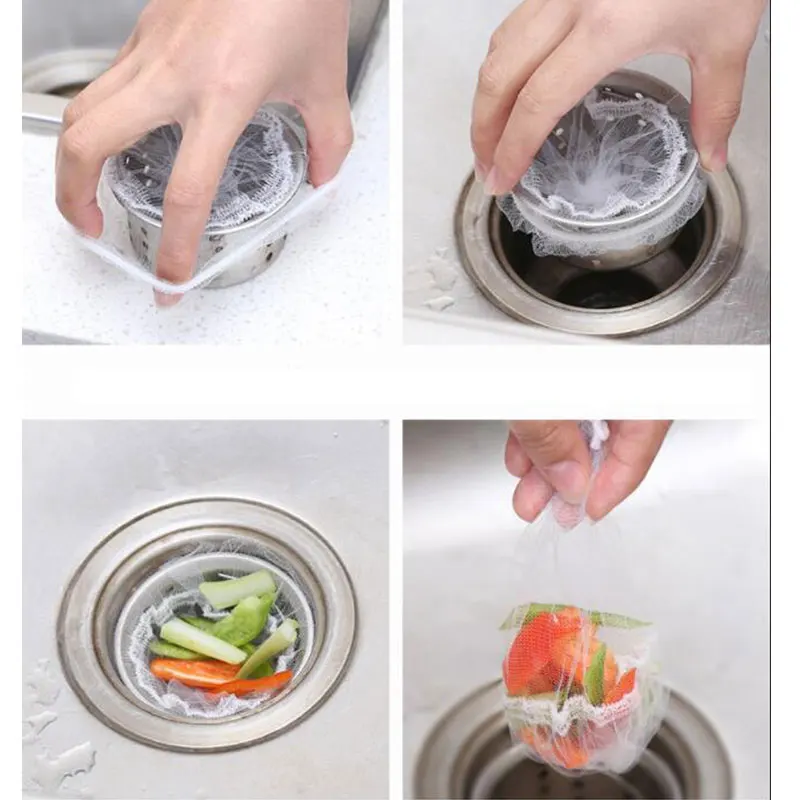100 pcs Creative Kitchen Drains Sink Strainers Filter Sewer Drain Hair Colander Bathroom Cleaning Tool Kitchen Sink Accessories 100 pcs Creative Kitchen Drains Sink Strainers Filter Sewer Drain Hair Colander Bathroom Cleaning Tool Kitchen Sink Accessories