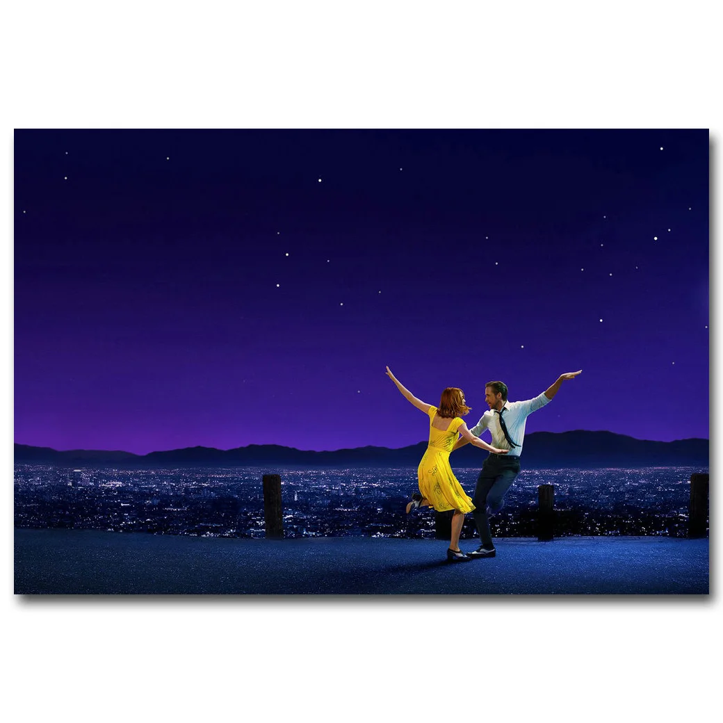 La Land художественная шелковая ткань постер печать 13x20 24x36 дюймов мультфильм картина для гостиной украшения стен 001 - Цвет: Picture 3