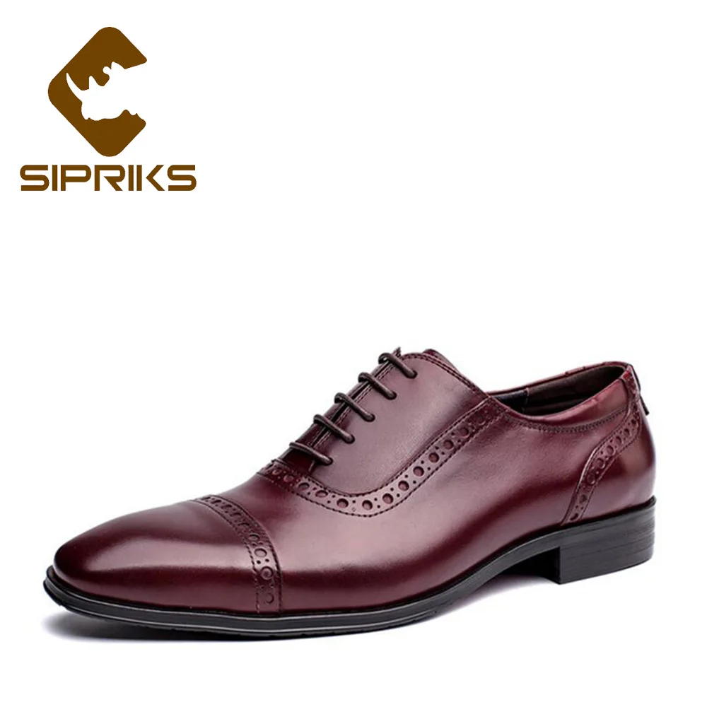 Sipriks/Мужская церковная обувь; черные кожаные туфли; бордовые модельные туфли с резным узором; мужские деловые на плоской подошве; оксфорды;