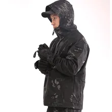 Хит, спортивная куртка для отдыха на открытом воздухе, кемпинга, альпинизма, охоты, флисовая куртка, Мужская дышащая камуфляжная куртка, военные Карго, походные куртки