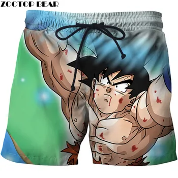 

Victory Men Short Dragon ball GOKU Summer Surfing Casual Clothing 3D Print Beach board Shorts Quick Dry Breathable ZOOTOP BEAR