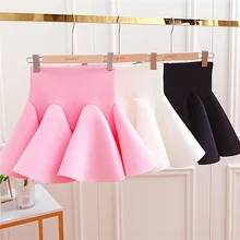 Для женщин леди Пышная юбка плиссированная Высокая талия эластичный сладкий принцесса махнул элегантный милый