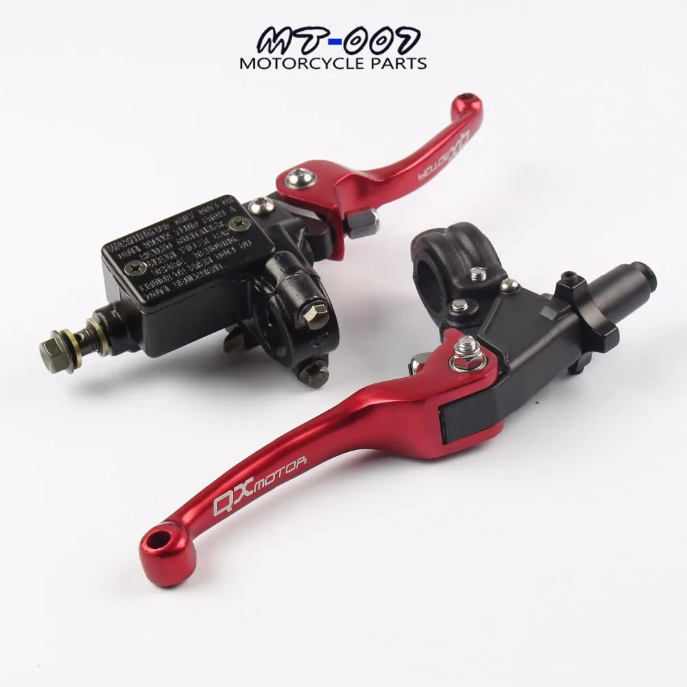 CNC QXmotor логотип складной тормозной рычаг сцепления Рычаг с передним насосом для большинства мотоциклов грязи питбайк мотокросса CRF KLX YZF РМЗ