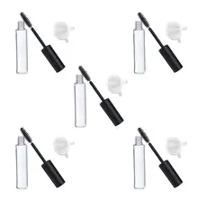 Пустая тушь для ресниц, 5 шт., 10 мл, с палочкой для ресниц+ 5 шт. воронки и пипетки для переноса, набор для касторового масла, контейнер для туши для ресниц DIY