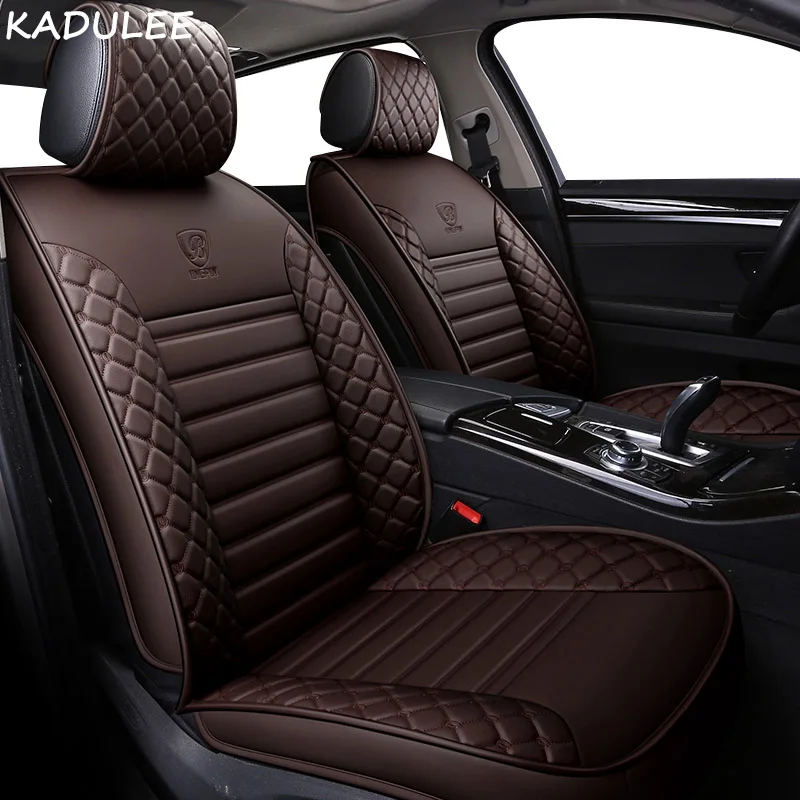 KADULEE сиденья для 98% моделей автомобилей astra j RX580 RX470 logan четыре сезона автомобиль-Стайлинг чехлов сидений автомобилей - Название цвета: 3
