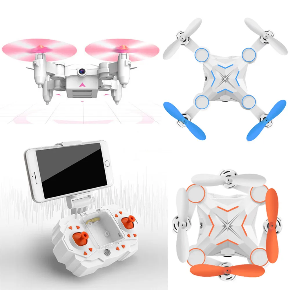 

Drones With Camera HD M1 Mini Foldable 2.4G 4CH 6Axis RC A key return Quadcopter Drone HD FPV 3MP Brand New High Quality