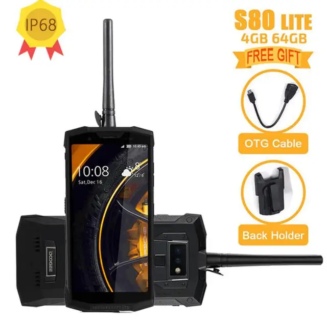 Best Offers DOOGEE S80 lite 4GB+64GB 5.99"18:9 Full Screen Helio P23 MT6763 Octa Core Walkie Talkie Mobile Phone 13MP Dual Back Cam OTG NFC Best Offers DOOGEE S80 lite 4GB+64GB 5.99"18:9 Full Screen Helio P23 MT6763 Octa Core Walkie Talkie Mobile Phone 13MP Dual Back Cam OTG NFC