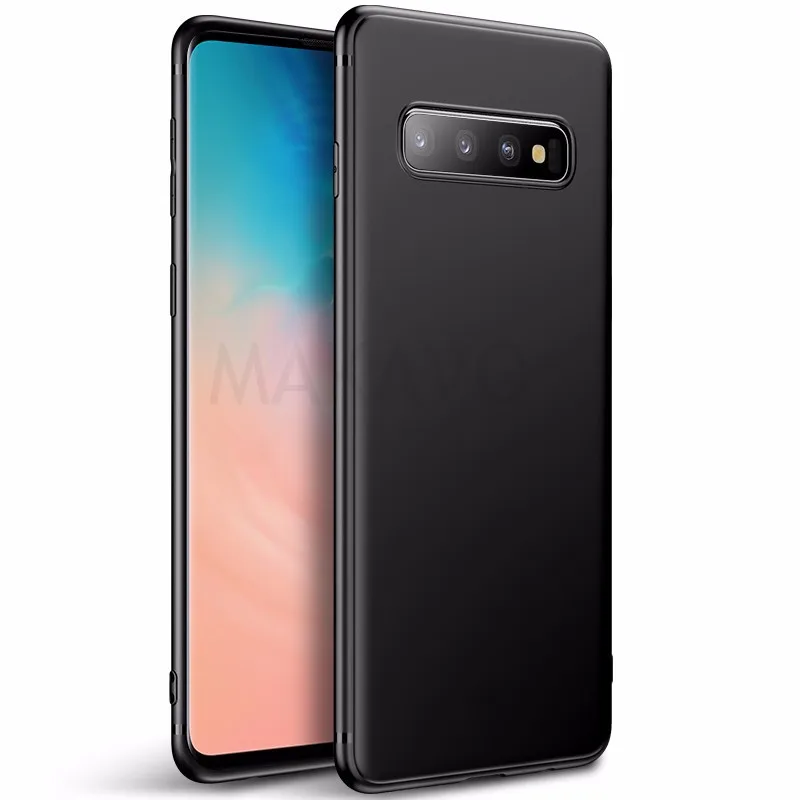 Чехол MAKAVO для Samsung Galaxy S10 тонкий матовый мягкий чехол чехлы Plus S10e Lite S10Lite